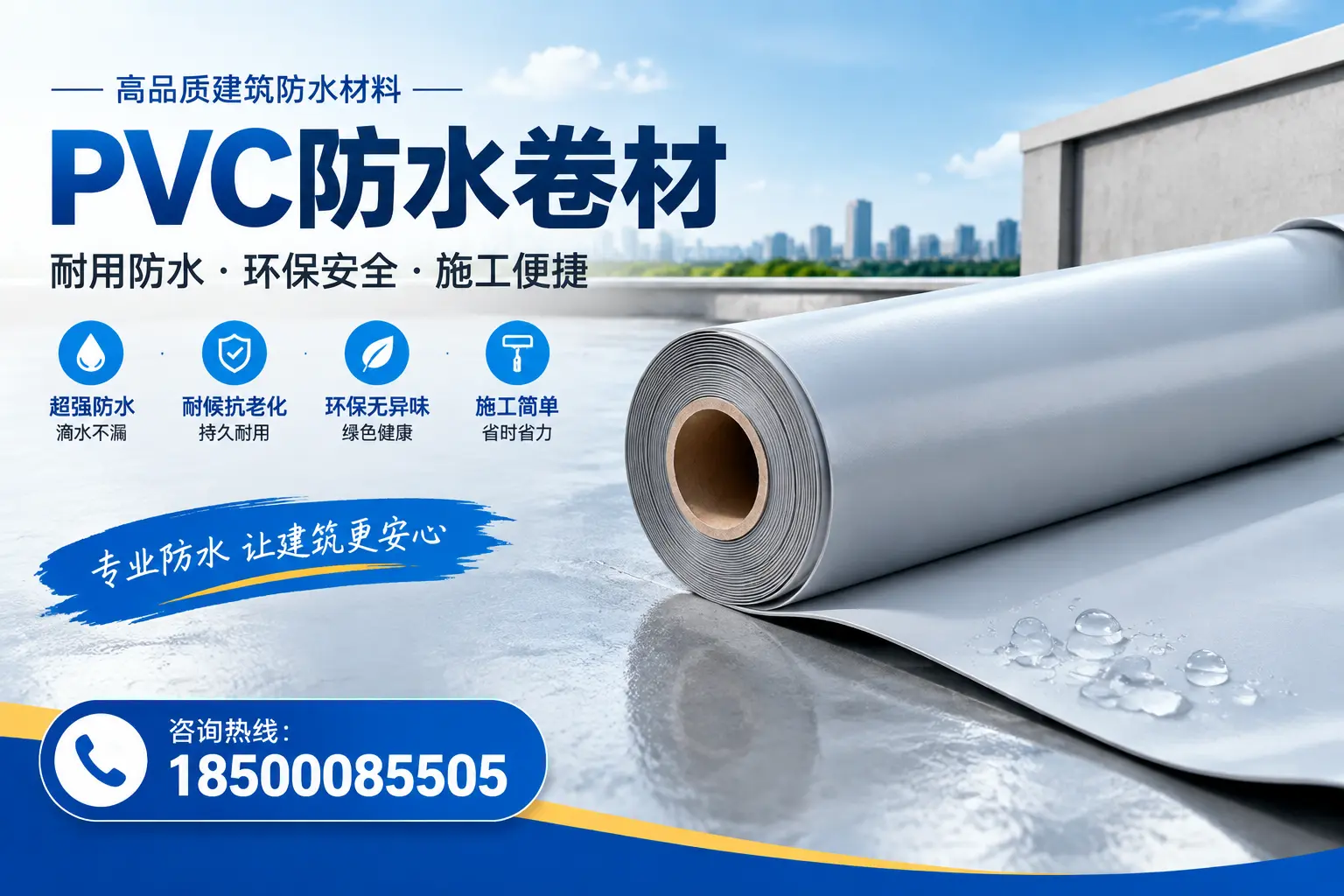 PVC防水卷材选型对比:如何做出明智选择?临沧指南